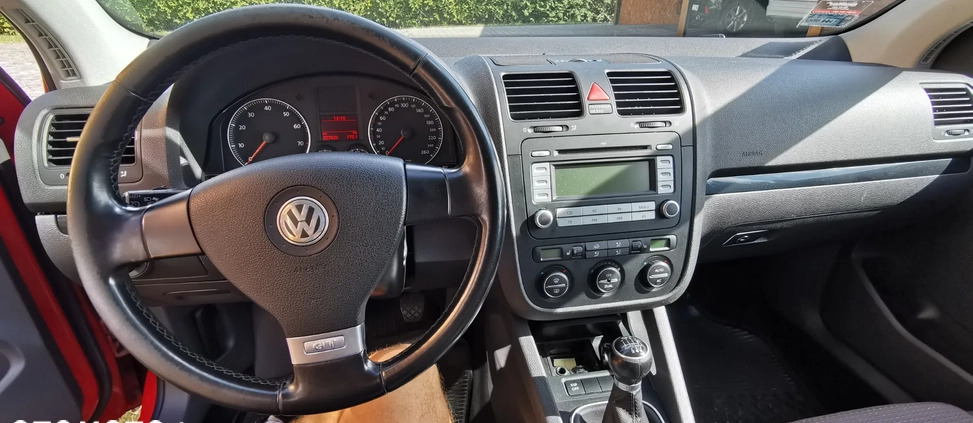 Volkswagen Golf cena 10500 przebieg: 229270, rok produkcji 2008 z Myszków małe 211